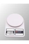Beyaz Plastik Dijital Mutfak Tartısı – 24x16.8x1.5cm