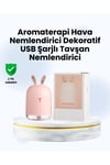 Beyaz Renk Ultrasonik Hava Nemlendirici ve Aromaterapi Difüzörü