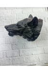 BFS Dekoratif Asılabilir Siyah Ayı Başı 3D Duvar Heykeli 25x19 cm