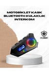 Bluetooth 5.4 İnterkom IP65 Toz ve Su Geçirmez LED Göstergeli