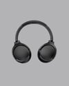 Bluetooth 5.0 Siyah Kablosuz Kulaklık 18 Saat Batarya Katlanabilir Tasarım
