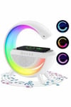 Bluetooth Hoparlör G Şekli Atmosfer Akıllı Rgb Lamba Wireless Kablosuz Şarj