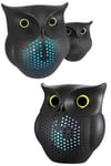 Bluetooth Hoparlör TWS Kablosuz RGB Işıklı Dekoratif Taşınabilir Baykuş