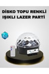 Bluetooth Hoparlörlü LED Disko Işığı Müzik Ritim Duyarlı ve Taşınabilir