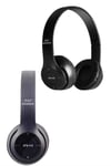Bluetooth Kablosuz Kulaklık Siyah Wireless 5.0 Kulak Üstü Uzun Pil Ömrü