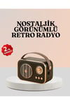 Bluetooth’lu Retro Radyo – FM Destekli Nostaljik Hoparlör