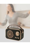 Bluetooth’lu Retro Radyo – FM Destekli Nostaljik Hoparlör