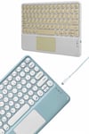 Bluetooth Touchpad Klavye Ultra İnce Taşınabilir Q Klavye