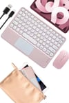 Bluetooth Touchpad Klavye Ultra İnce Taşınabilir Q Klavye