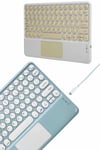 Bluetooth Touchpad Klavye Ultra İnce Taşınabilir Q Klavye