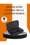 Bluetooth V5.0 Parmak Dokunmatik Kontrol Kablosuz Kulaklık Şarj Kutulu Model