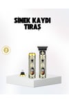 BUĞZ 2’si 1 Arada Saç ve Sakal Düzeltici Seti – T Bıçaklı, 8 Farklı Kılavuz Tarağı