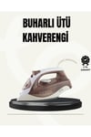 Buharlı Ütü 2200W Seramik Taban 300 ml Kahverengi Dikey Ütüleme