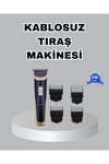 Çelik Bıçaklı Unisex Şarjlı Tıraş Makinesi – Sessiz Motor, Kablosuz ve Ayarlanabilir
