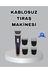 Çelik Bıçaklı Unisex Şarjlı Tıraş Makinesi – Sessiz Motor, Kablosuz ve Ayarlanabilir