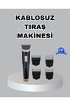Çelik Bıçaklı Unisex Şarjlı Tıraş Makinesi - Sessiz Motor, Kablosuz ve Ayarlanabilir