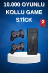 Çift Kollu 2.4g kablosuz Retro 4k Game stick 3500 oyun atari HD Görüntü Kalitesi