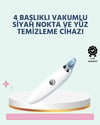 Cilt Dostu Vakumlu Siyah Nokta Temizleyici – Siyah Nokta, Yağ ve Makyaj Kalıntılarına Karşı
