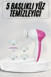 Cilt Temizleme ve Masaj Aleti 5 Başlıklı Akne ve Önleyici