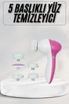 Cilt Temizleme ve Masaj Aleti 5 Başlıklı Akne ve Önleyici