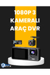 Çok Açılı Araç İçi DVR | Ön İç Arka Kamera, Döngü Video Kaydı