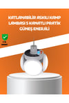 Çok Amaçlı Katlanabilir Güneş Enerjili Kamp Lambası – Masa Üstü ve Asılabilir Kullanım