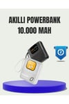 Çok Fonksiyonlu 10000 mAh Powerbank Akıllı Ekranlı Hızlı Şarj Cihazı