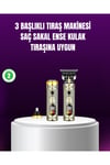 Çok Fonksiyonlu Saç ve Sakal Düzeltici Set – USB Şarjlı