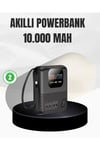 Çoklu Cihaz Destekli 10000 mAh Powerbank Akıllı Ekranlı Taşınabilir Şarj Aleti