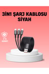 Çoklu USB Şarj Kablosu – 1,2m Hızlı Şarj, 3A Güçlü Akım