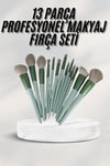 Dayanıklı Makyaj Fırçası Seti 13 Parça Yumuşak Kıllı Fırçalar Allık Fondöten Far Fırç