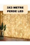 Dekoratif 3x3 LED Perde Işık Şelale Tasarım Enerji Tasarruflu