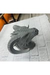 Dekoratif Ejderha Heykeli Özel Tasarım Mitolojik Figür 22x17 cm