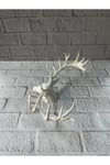 Dekoratif Geyik Başı Heykel 25 cm Modern Minimal Tasarım