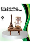 Dekoratif Kum Saati – Ahşap Malzeme, Hediyelik Masa Aksesuarı