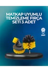 Derinlemesine Temizlik İçin Dayanıklı Kıllı Matkap Fırçası Başlığı