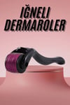 Derma Roller Titanyum Uçlu 540 İğneli 1 Mm Saç Ve Cilt Bakım Masaj Aleti
