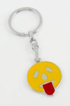 Dil Çıkaran Emoji Metal Anahtarlık