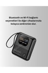 Dokunmatik Ekranlı 10.000 mAh Powerbank Saat Hoparlör Cihaz