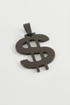Dolar Çelik Kolye Ucu 3 cm