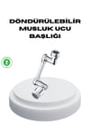 Dönebilir Musluk Başlığı – Lavabo Temizliği ve El-Yüz Yıkamada Maksimum Rahatlık