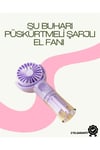 Dönen Su Sisli El Fanı – 4 Kademeli Rüzgar, Şeffaf Su Haznesi, Sessiz Çalışma