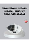 Döner Mekanizmalı 5’i 1 Arada Süzgeçli Rende Sebze Meyve Doğrama Cihazı