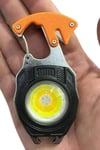 El Feneri LED Anahtarlık Çok Fonksiyonlu Mini Çakmak Özellikli