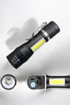 El Feneri Led USB Şarjlı Zoom Mini Led Işık Acil Durum Feneri