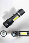 El Feneri Led USB Şarjlı Zoom Mini Led Işık Acil Durum Feneri