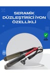 Elektriklenmeyi Azaltan İyonlu Saç Düzleştirici – Titanyum Plaka ve Şık Tasarım