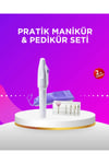 Elektrikli Manikür ve Pedikür Matkap Seti – Ayarlanabilir Hız, Ergonomik ve Sessiz