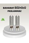 Elektrikli Tuz Karabiber Değirmeni – Paslanmaz Gövde, LED Işıklı ve Ayarlanabilir Öğütme
