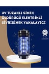 Elektrikli UV Işıklı Sivrisinek ve Böcek Öldürücü – Sessiz ve Güvenli Tuzak
